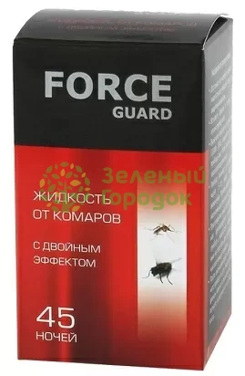 Жидкость от комаров красная 45 ночей Force Guard 39мл в Goods Garden