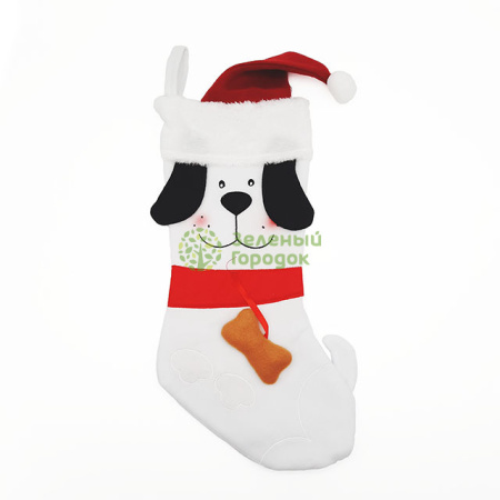 Рождественский носок для подарков ТМ40-2 40х20см ТЦ*
